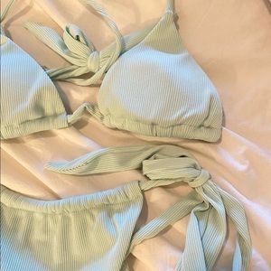 Mint green bikini